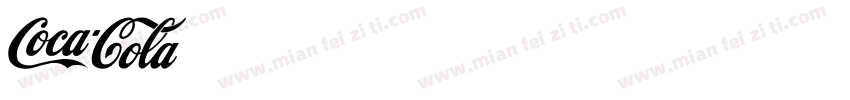Coca-Cola Care Font KaiTi字体转换